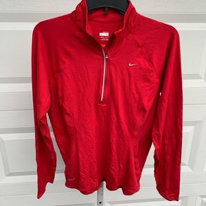 Nike kids fit dry red jacket